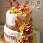 Bespoke cakes Customised Wedding and Birthday Cakes in Karachi two tier wedding cake with butter cream